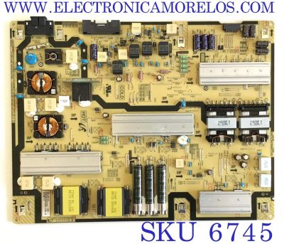 FUENTE PARA TV SAMSUNG / NUMERO DE PARTE BN44-01104B / L85E7N_BHS / BN4401104B / PANEL CY-QB085HGNV1H / MODELO QN85Q60BAFXZA DA01
